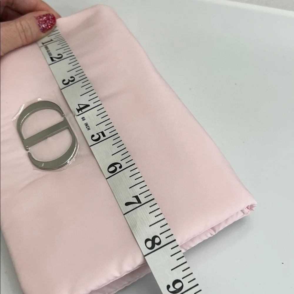 Christian Dior Beauty Pink Nylon Clutch NEW - Picture 6 of 9